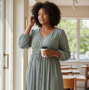 Baltic Born Gabriella Midi Satin Dress
